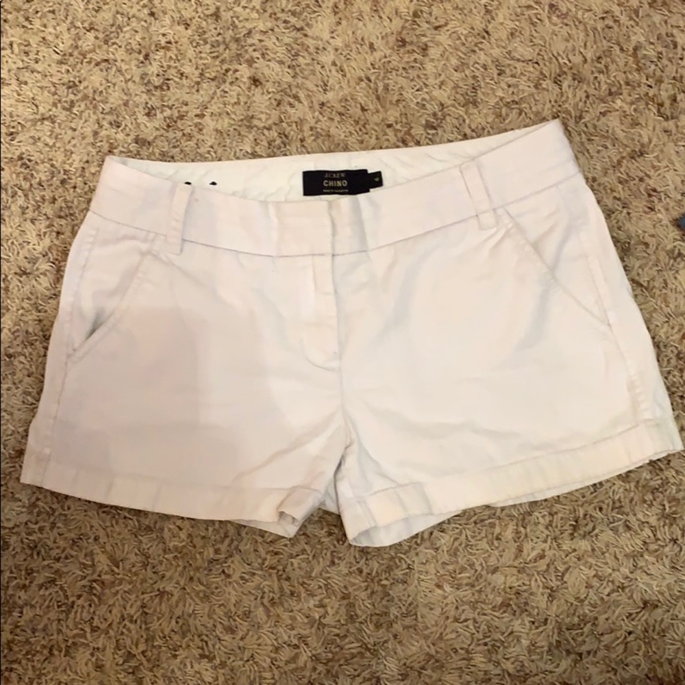J crew white shorts
